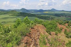 Blick von fast oben die Kannte entlang Richtung Westen