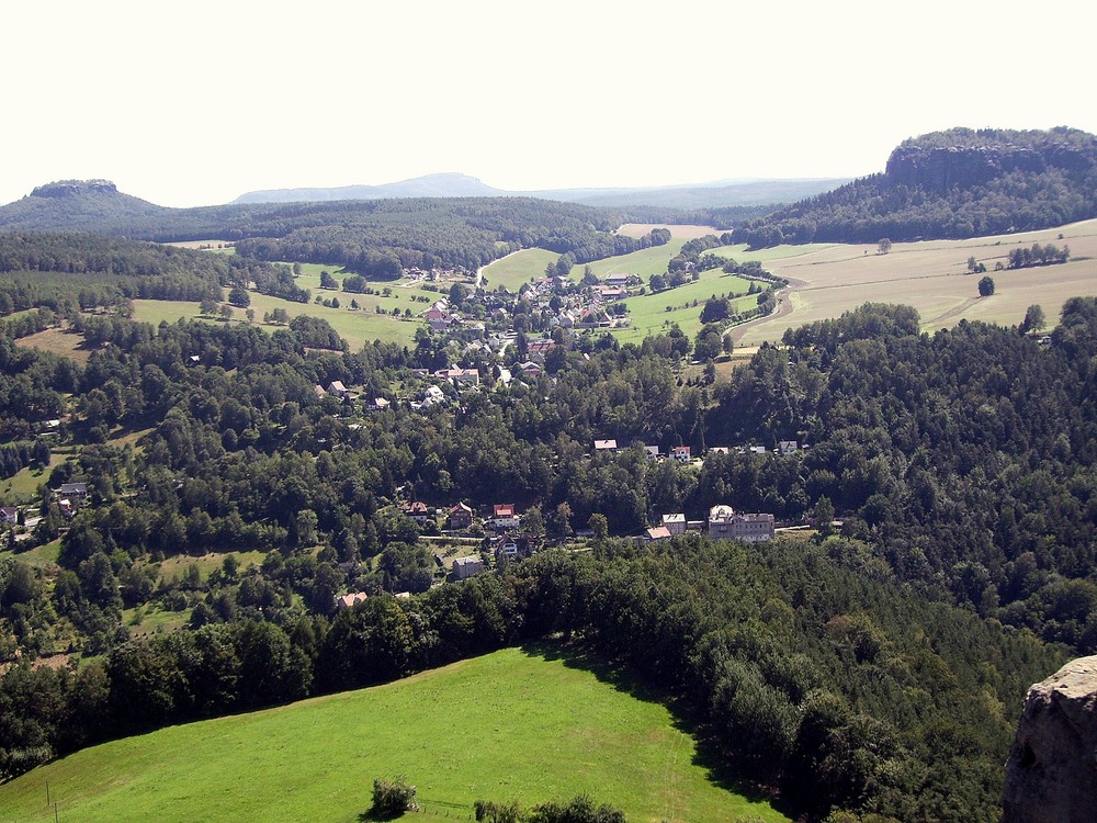 Blick von Festung Königstein...