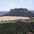 Blick von Festung Königstein auf den Lilienstein