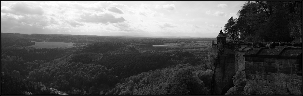 Blick von Festung Königstein