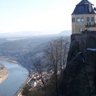 Blick von Festung Königstein/la vue de la forteresse Königstein