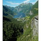 Blick von Flydalsjuvet nach Geiranger - Norwegen