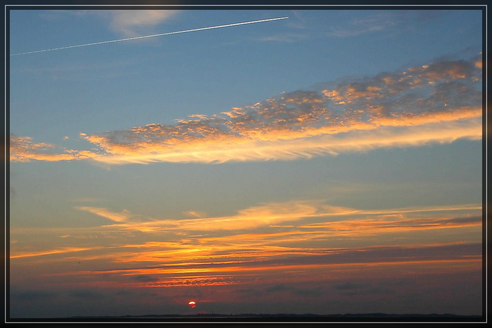 Blick von Föhr nach Sylt