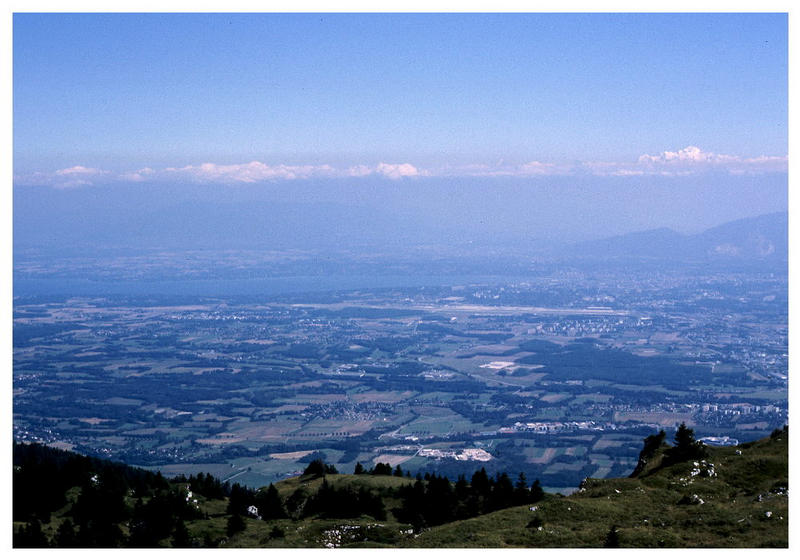 Blick von Frankreich, über die Schweiz, nach Frankreich :o)