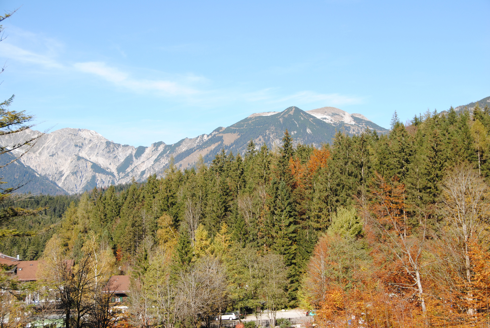 Blick von Garmisch Patenkirchen