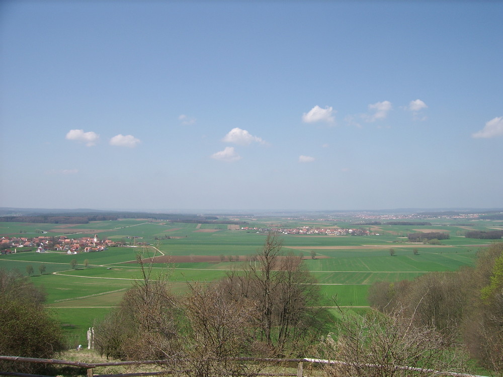 Blick von Gelben Berg nach Gunzenhausen