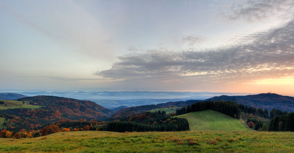 Blick von Gersbach in die Schweiz