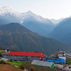 Blick von Ghandruk zum Annapurna Himal