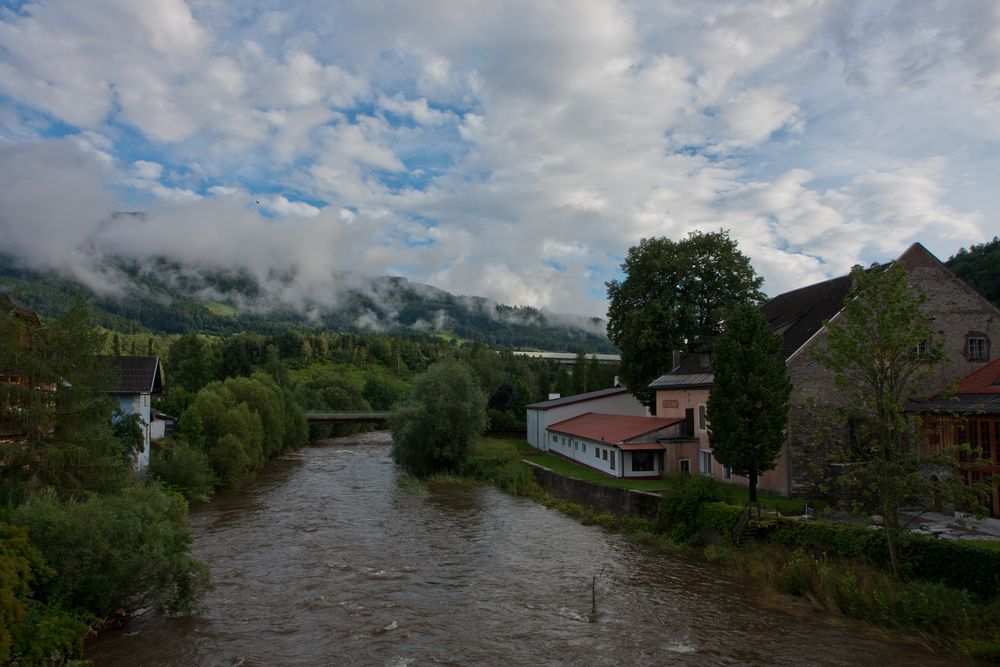 Blick von Gmünd ins Maltatal Sommer 2012