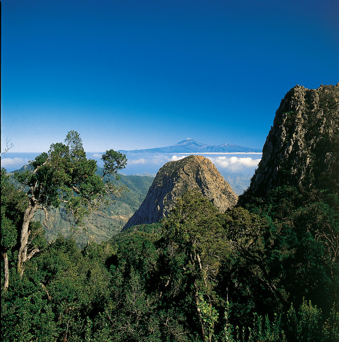 Blick von Gomera auf den Teide