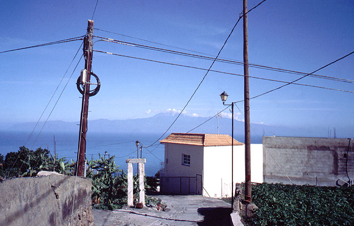 Blick von Gomera zum Teide