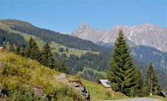 Blick von Grabs zur Mittelstation (Matschwitz) der Golmerbahn