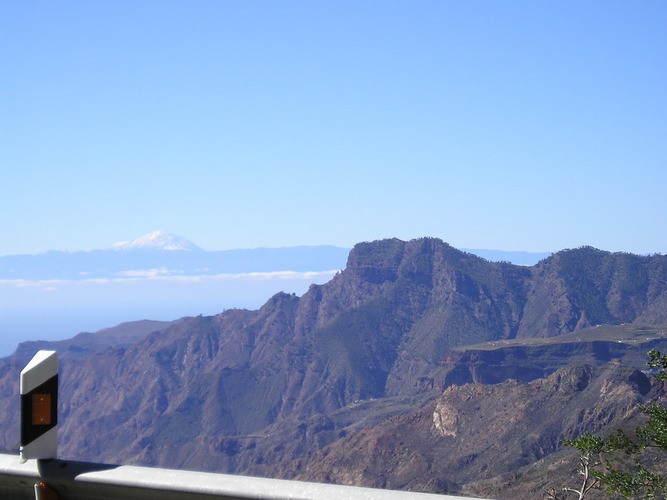 Blick von Gran Canaria auf den Teide