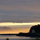 Blick von Heimaey nach Island über See.