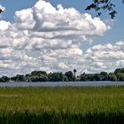 Blick von Herrenchiemsee zur Fraueninsel