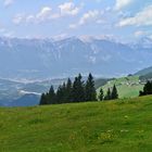 Blick von Hochserles auf die Nordkette 