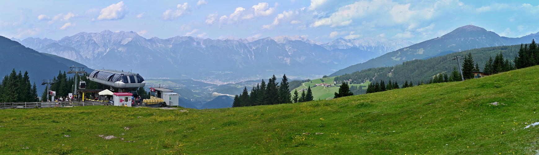 Blick von Hochserles auf die Nordkette 