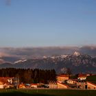 Blick von Hopferau / Ostallgäu ...