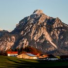 Blick von Hopferau / Ostallgäu ...