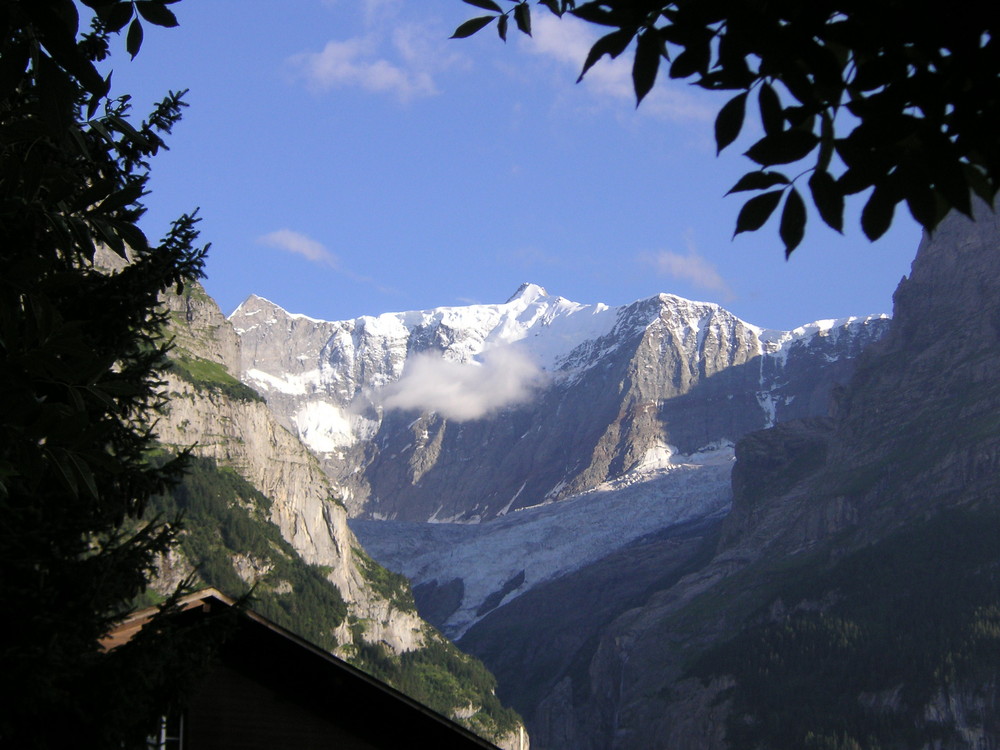 Blick von Hotel Lauberhorn