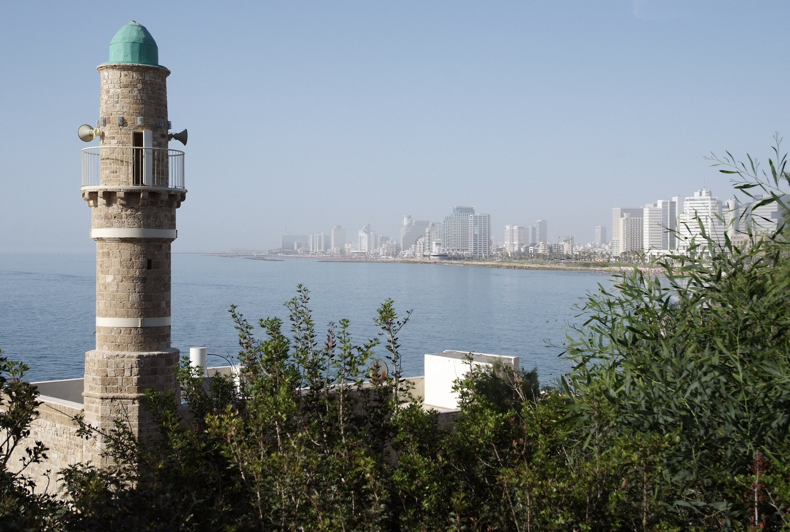 Blick von Jaffa auf Tel-Aviv