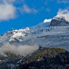 Blick von Kandersteg auf die Doldenhornhütte und die umliegenden Berge. - "Mes" montagnes!