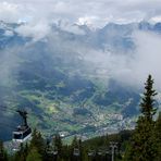 Blick von Kapell (Bergstation Hochjochbahn)…