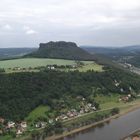 Blick von Königsstein zum Lilienstein