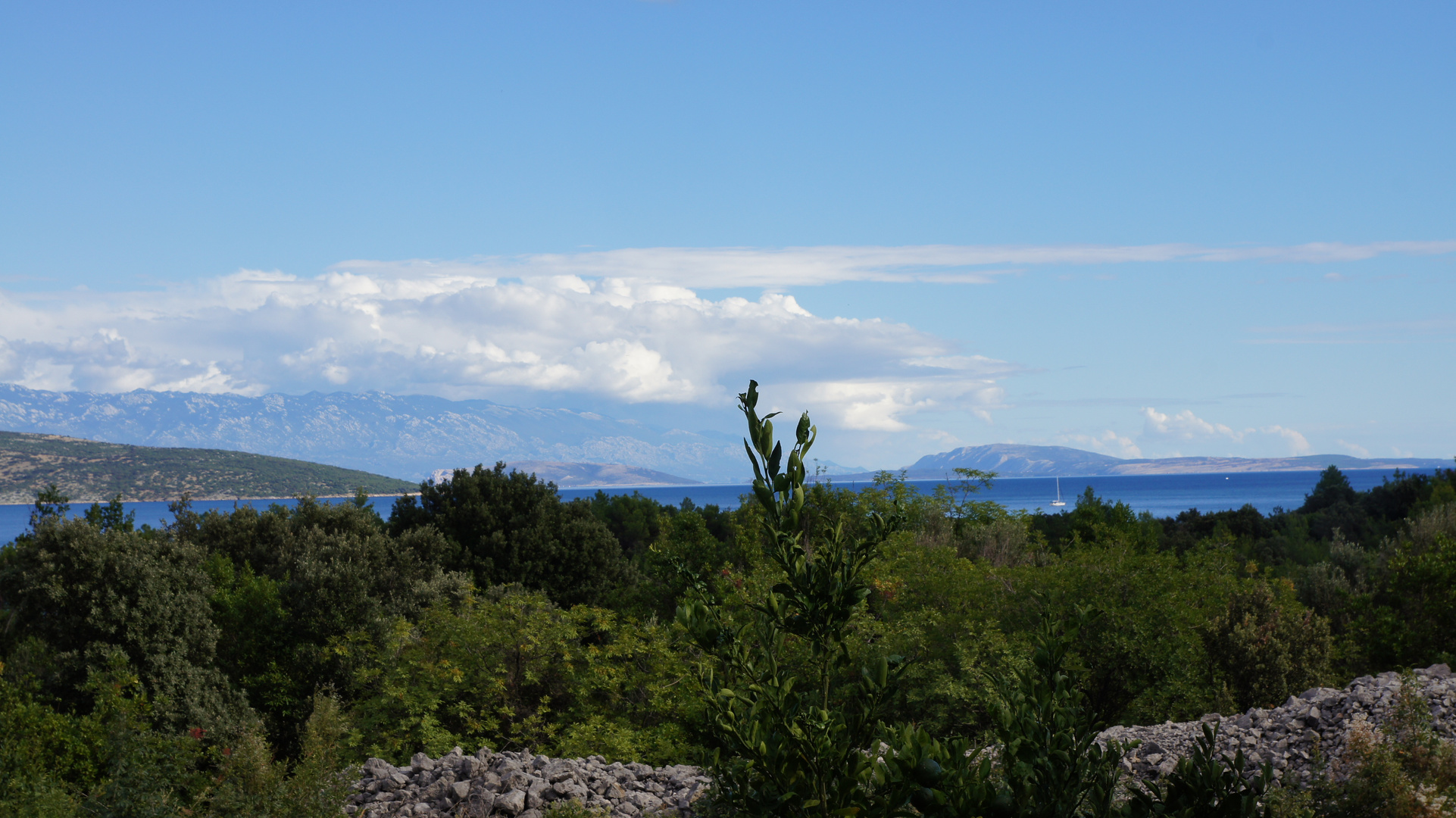 Blick von Krk auf die Adria