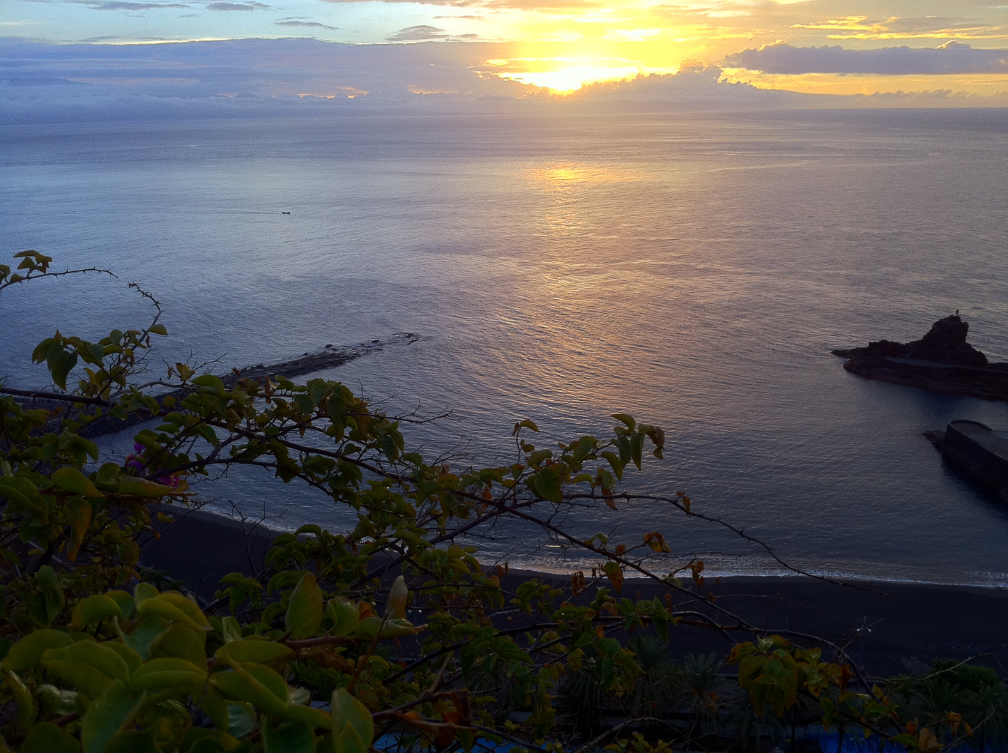 Blick von La Gomera nach Teneriffa