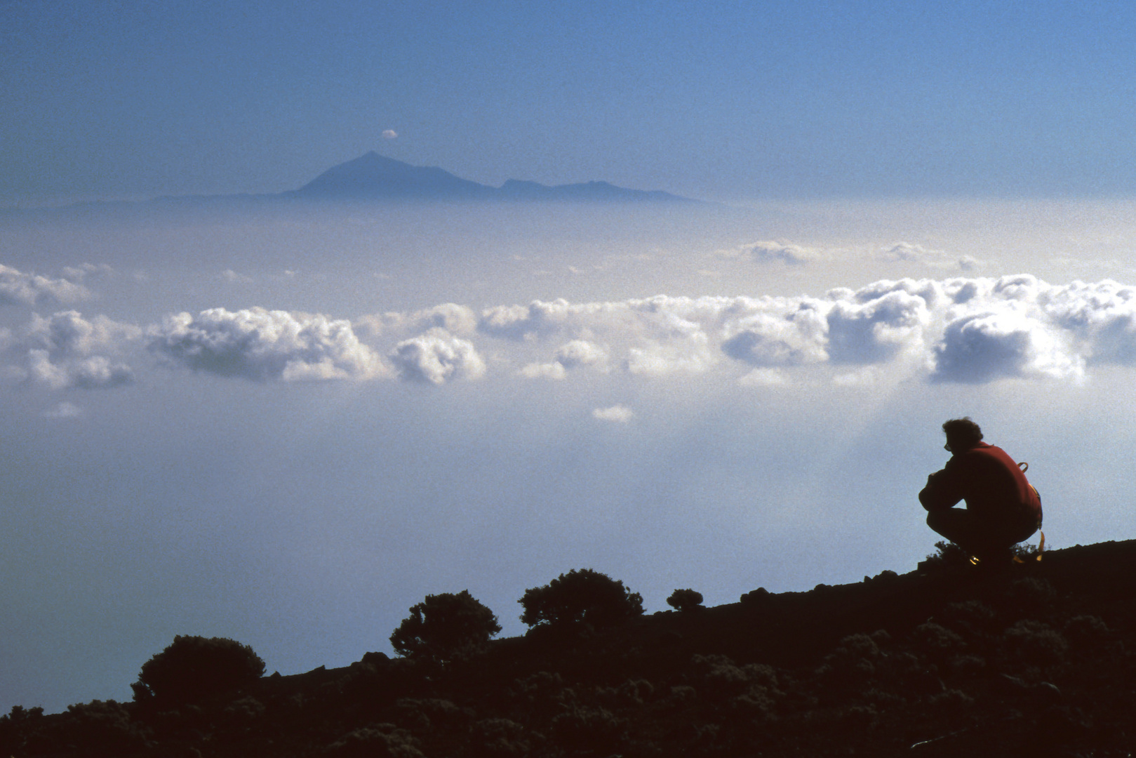 Blick von La Palma nach Teneriffa