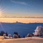 Blick von "Le Soliat" in Richtung Sonnenaufgang