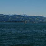 Blick von Lindau auf den Bodensee