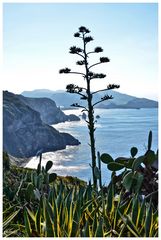 Blick von Lipari auf Vulcano