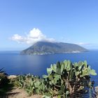 Blick von Lipari zum Stromboli