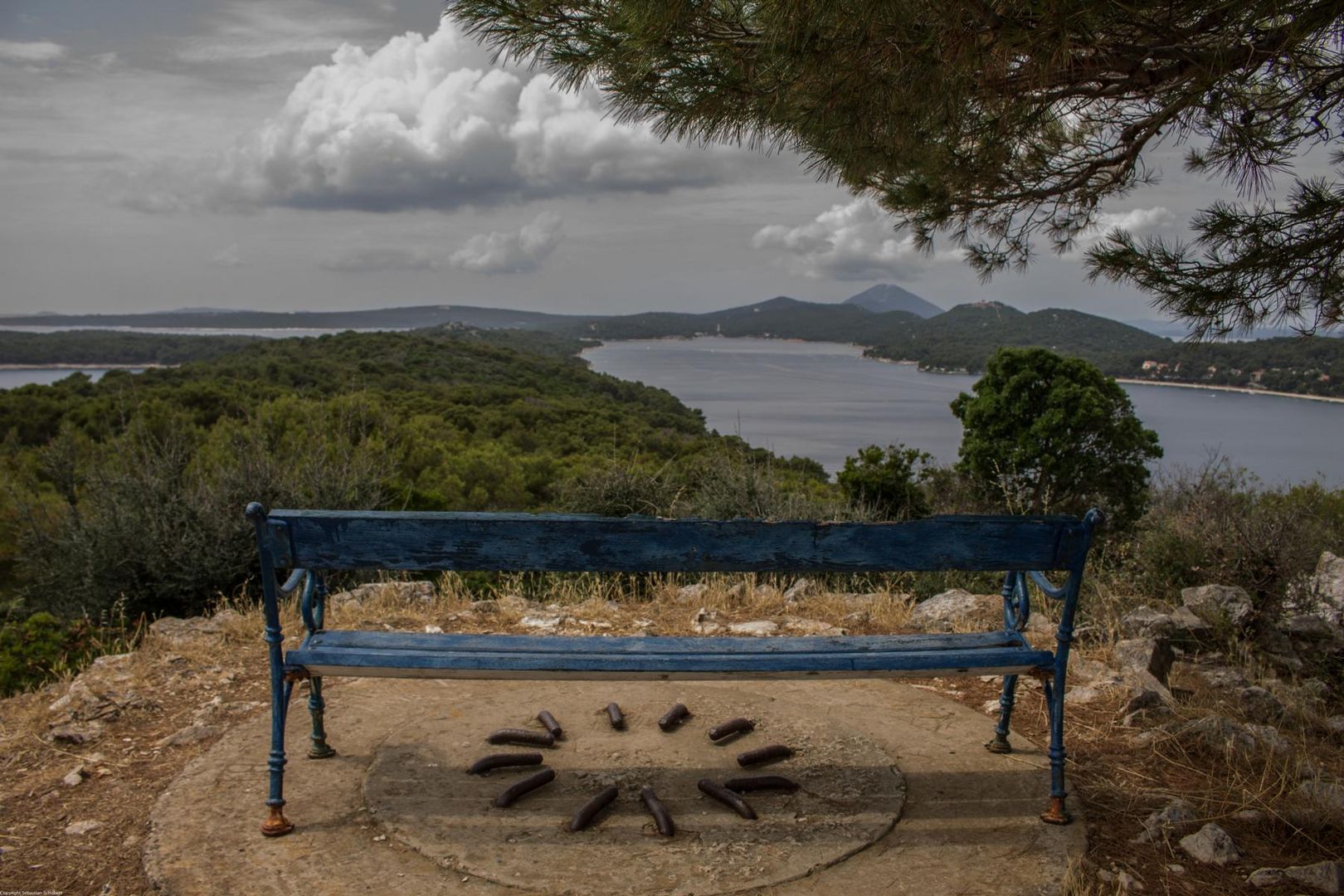 blick von mali losinj nach cres