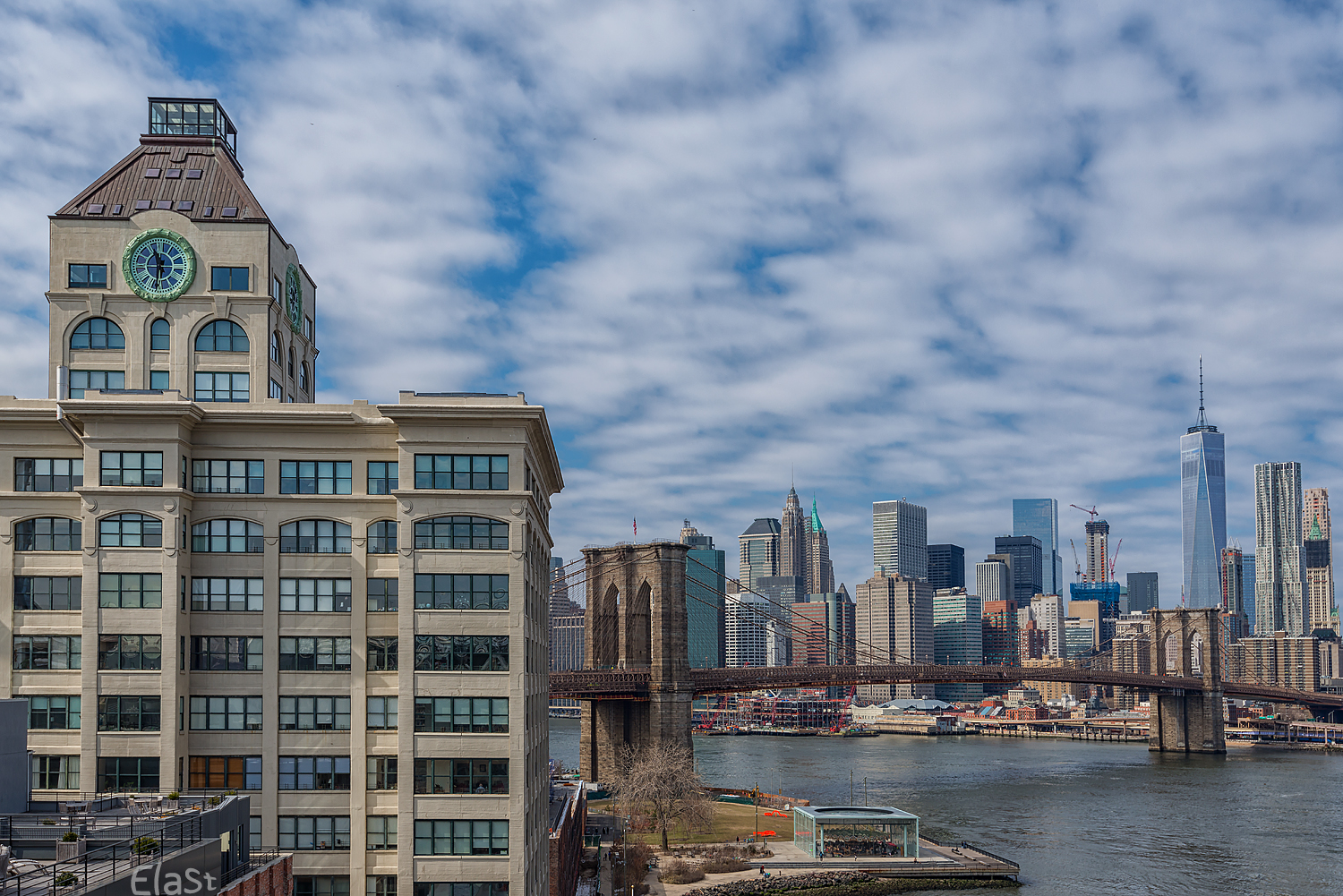 BLICK VON MANHATTAN BRIDGE