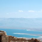 Blick von Masada auf das Tote Meer