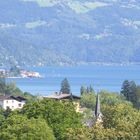 Blick von meinem Haus in Seeboden am Millstättersee in Kärnten