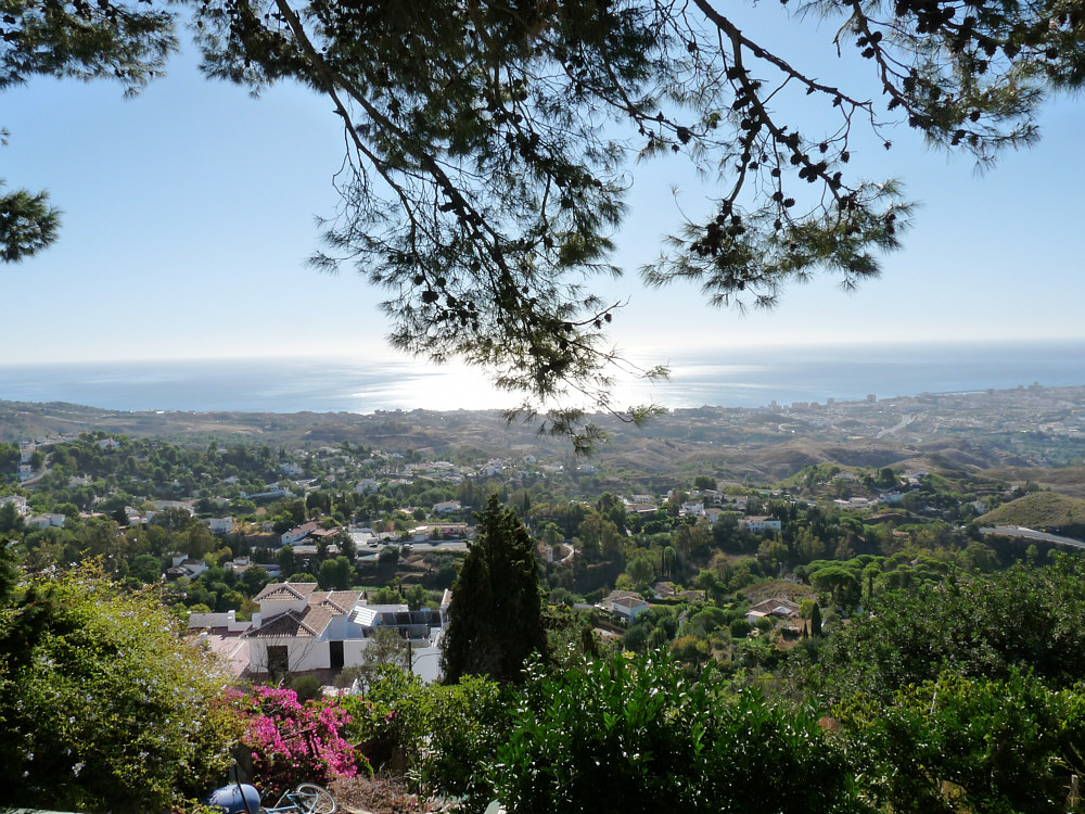 Blick von Mijas auf die Costa del Sol !
