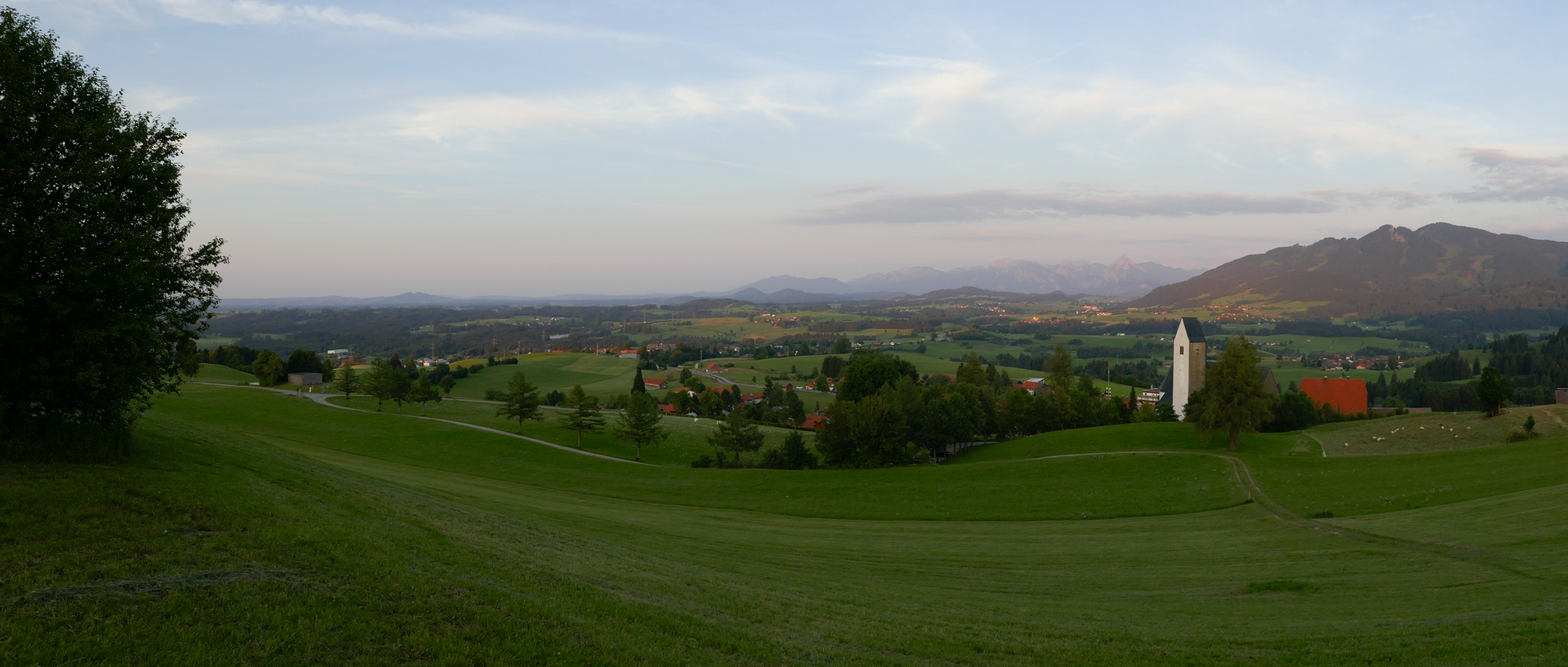 Blick von Mittelberg Oy / Allgäu