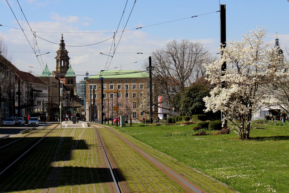 Blick von Möltkestraße Richtug Zentrum 