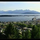 Blick von Molde in die Fjordlandschaft