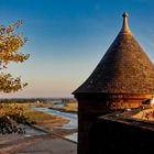 Blick von Mont-Saint-Michel am Abend