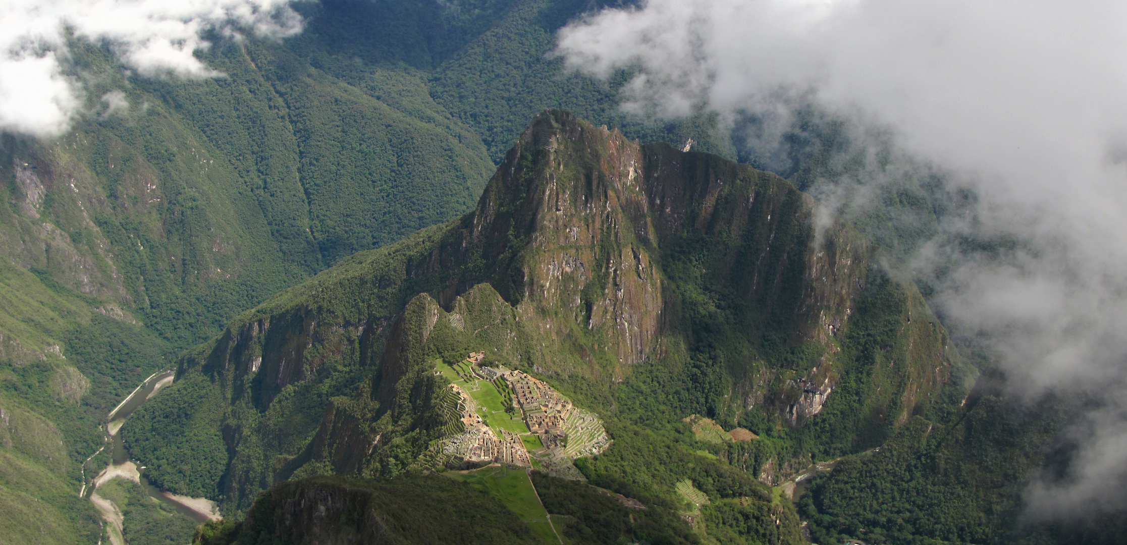 Blick von Montaña Machupicchu