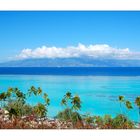 Blick von Moorea nach Tahiti