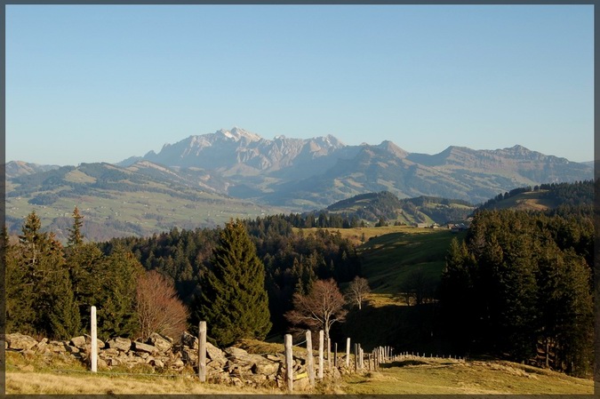 Blick von Nähe Tanzboden zu Säntis vom Nov. 07