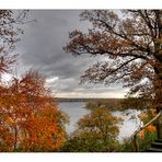 blick von nikolskoe auf den wannsee ...