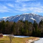 Blick von Nonn auf den Untersberg