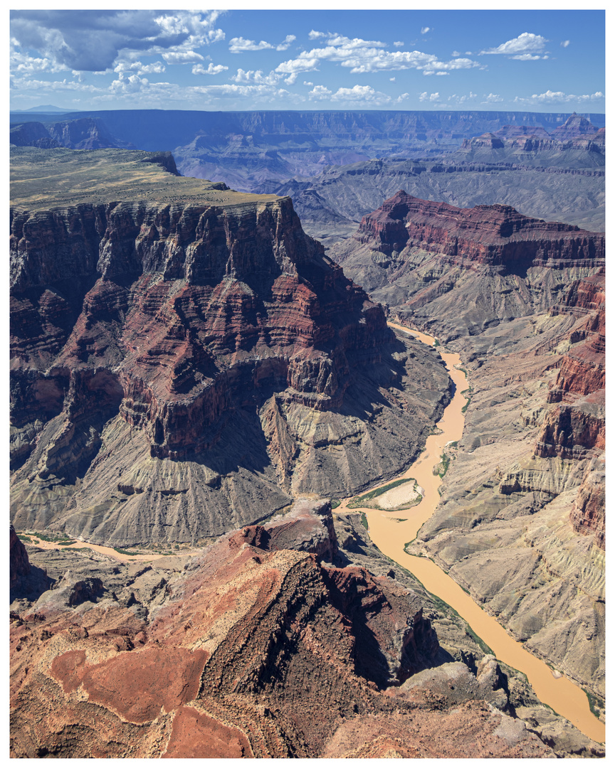 Blick von oben auf den Grand Canyon